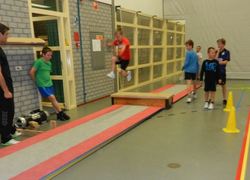 turnen badminton clinics jeugd in beweging