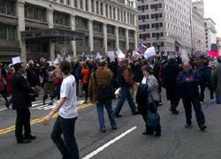 protest op straat