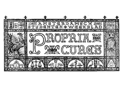 Propria Cures, Zwarte Bladzij, meest overschatte boek Propria Cures, Zwarte Bladzij, meest overschatte boek