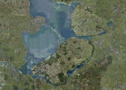 Google maps, Flevoland, provincie Flevoland