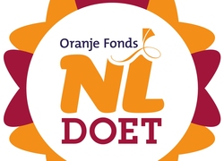 Logo NLDoet, Oranje Fonds