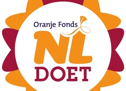 Logo NLDoet, Oranje Fonds Logo NLDoet, Oranje Fonds