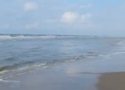 Welcome president Obama op strand Scheveningen