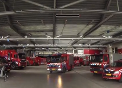 Brand na bakken van appelflappen Brand na bakken van appelflappen