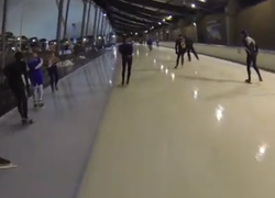 Leerlingen speciaal onderwijs zwemmen en schaatsen