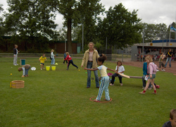 Sportende kinderen