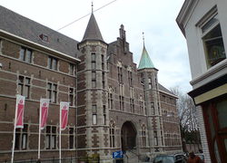 Het Dominicanenklooster in Zwolle waar de nascholing voor geschiedenisdocenten wordt georganiseerd