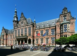 Academiegebouw van Rijksuniversiteit Groningen, populair bij uitwisselingsstudenten
