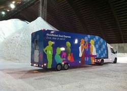 De Zout Express van de RUG en AkzoNobel gaat weer on tour (foto: Rijksuniversiteit Groningen) De Zout Express van de RUG en AkzoNobel gaat weer on tour (foto: Rijksuniversiteit Groningen)
