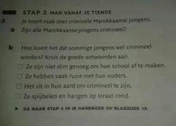 Vraag uit schoolboek Blikopener van Malmberg (foto: screenshot Twitter) Vraag uit schoolboek Blikopener van Malmberg (foto: screenshot Twitter)