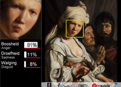 De Technische Universiteit Delft ontwikkelde met de UvA een systeem dat gelaatsuitdrukkingen van schilderijen analyseert