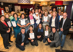 Nieuwe lichting mentoren School's Cool in Lelystad (foto: Fotostudio Wierd)