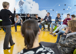 Gesprek Veel meer meester bij de HAN, foto: ©Rob Gieling Fotografie 