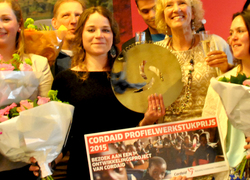 Winnares Irosha Driessen van de Cordaid Profielwerkstukprijs 2015 Winnares Irosha Driessen van de Cordaid Profielwerkstukprijs 2015