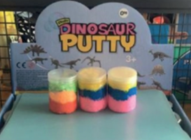 veiligheidswaarschuwing Dinosaur Bouncing Putty Zeeman