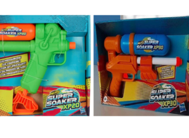 Mogelijk te veel lood op sticker van watertanks Super Soaker