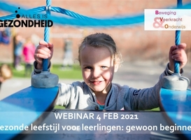 Webinar: gezonde leefstijl voor kinderen, gewoon beginnen