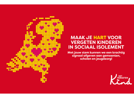 Het Vergeten Kind start campagne voor kinderen in sociaal isolement Het Vergeten Kind start campagne voor kinderen in sociaal isolement