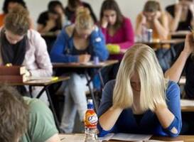 40 procent van de leerlingen dreigt te zakken voor het eindexamen