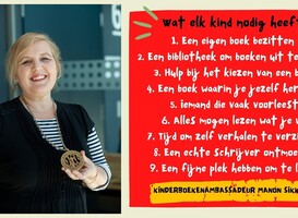 Kinderboekenambassadeurschap Manon Sikkel verlengd tot 2022
