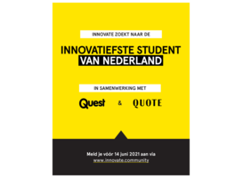 Innovatiefste hbo-student van Nederland maakt kans op reis naar Silicon Valley