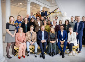 Uitblinkers lunchen met Koning Willem-Alexander en Koningin Máxima