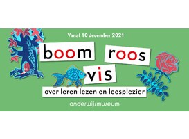 Prinses Laurentien opent 'boom roos vis' tentoonstelling in Onderwijsmuseum