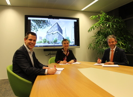 Inholland tekent aannemersovereenkomst voor bouw onderwijslocatie Sluisbuurt