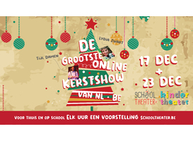 ‘De grootste online kerstshow’ brengt leerlingen uit België en Nederland samen