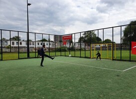 Wethouder Tim van het Hof opent met penalty tweede Krajicek Playground Breda