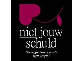 Logo_podcast_niet_jouw_schuld_gendergerelateerd_geweld_tegen_jongens