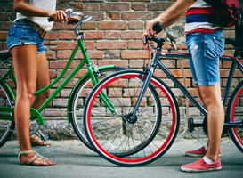 Scholieren in Noord-Holland meten luchtkwaliteit op de fiets Scholieren in Noord-Holland meten luchtkwaliteit op de fiets