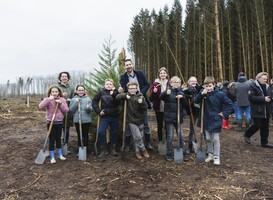 Dorpsbos Kolham zal in de toekomst weer een ontmoetingsplek zijn 