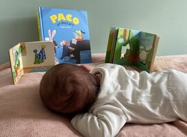 Baby's leren om met taal om te gaan in het Onderwijsmuseum Baby's leren om met taal om te gaan in het Onderwijsmuseum