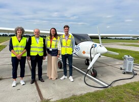 Elektrische lesvluchten op Rotterdam The Hague Airport Elektrische lesvluchten op Rotterdam The Hague Airport