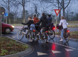 Fietsroutes richting middelbare scholen vaak te onveilig voor scholieren 