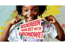 Campagne 'Iedereen aan zet met de Grondwet' geeft duidelijkheid aan kinderen Campagne 'Iedereen aan zet met de Grondwet' geeft duidelijkheid aan kinderen