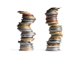 Normal_close-up-view-of-two-stacks-of-coins-isolated-on-w-2023-11-27-04-54-08-utc