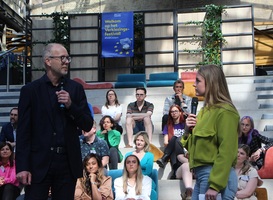Mbo'ers in gesprek met Europarlementariërs Mbo'ers in gesprek met Europarlementariërs