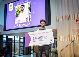 UAF-Award 2024 voor vluchteling-studenten gaat naar Tadele Alemu UAF-Award 2024 voor vluchteling-studenten gaat naar Tadele Alemu