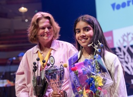 Nationale Voorleeskampioen van 2025 is Jayshri Sundaram Nationale Voorleeskampioen van 2025 is Jayshri Sundaram