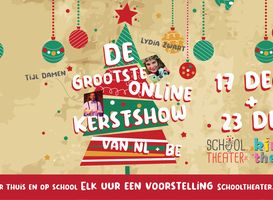 ‘De grootste online kerstshow’ brengt leerlingen uit België en Nederland samen