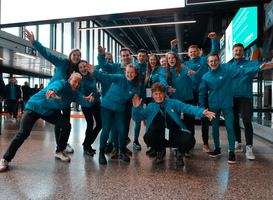 Studenten nieuwe Koning Willem I College staan op podium bij Skills The Finals
