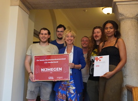Nijmegen krijgt de titel 'Beste Studentenkamerstad 2022' van de LSVb
