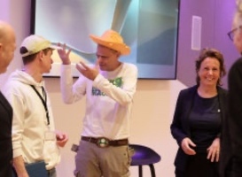Stephen Ritz brengt bezoek aan Lunchmaatjes in Utrecht