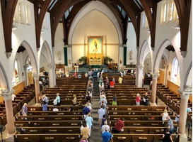 Scholieren Ichthus College uit Dronten maken eindexamens in de kerk