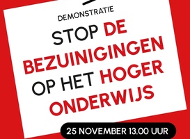 KIVI steunt onderwijsprotesten en is ook aanwezig op het Malieveld